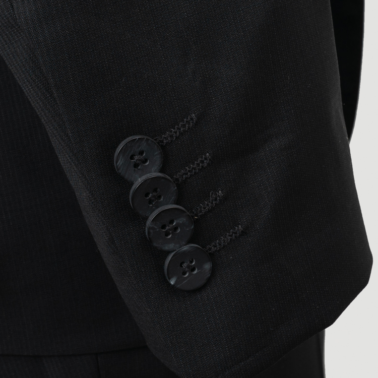 traje negro estructura labrada marca colletti slim 154879 NEGRO 4