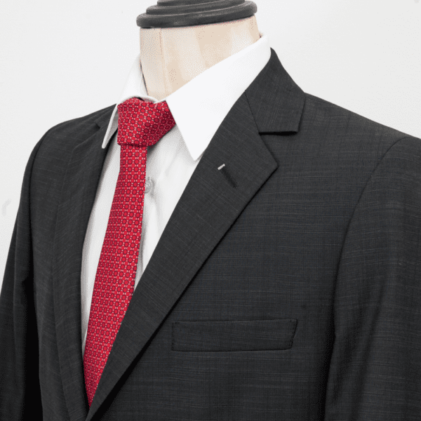 traje negro estructura labrada marca emporium slim 150534 NEGRO 2
