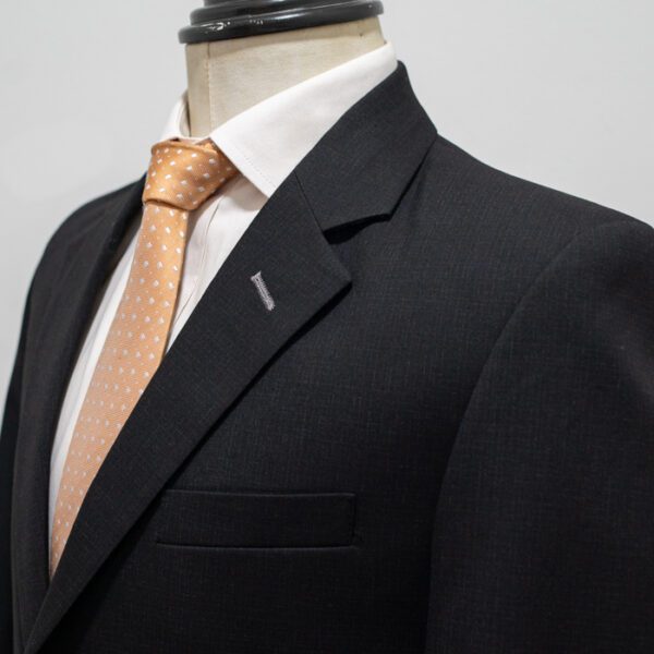 traje negro estructura labrada marca smart cl sico 145200 NEGRO 2