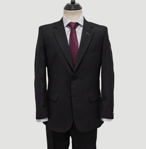 traje negro estructura labrada marca smart cl sico 146280 235886 1