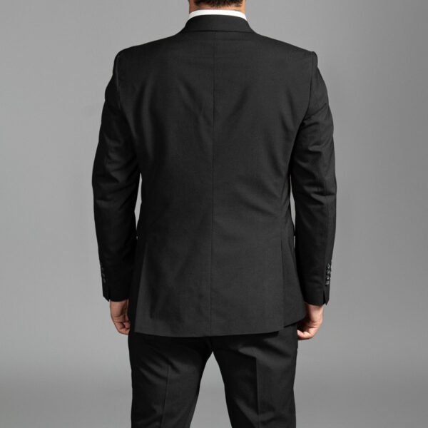 traje negro estructura plana marca colletti slim 155144 NEGRO 3