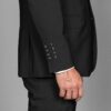 traje negro estructura plana marca colletti slim 155144 NEGRO 4