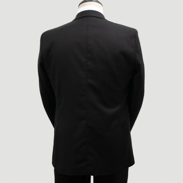 traje negro estructura plana marca colletti slim 155196 NEGRO 3