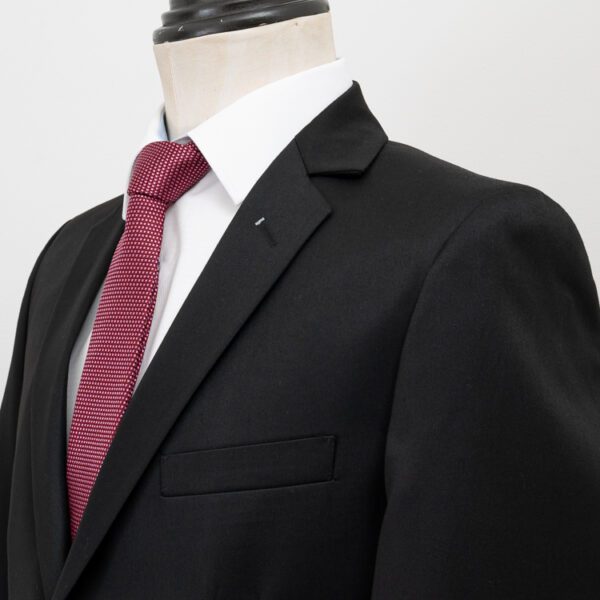 traje negro estructura plana marca emporium slim 147929 NEGRO 2