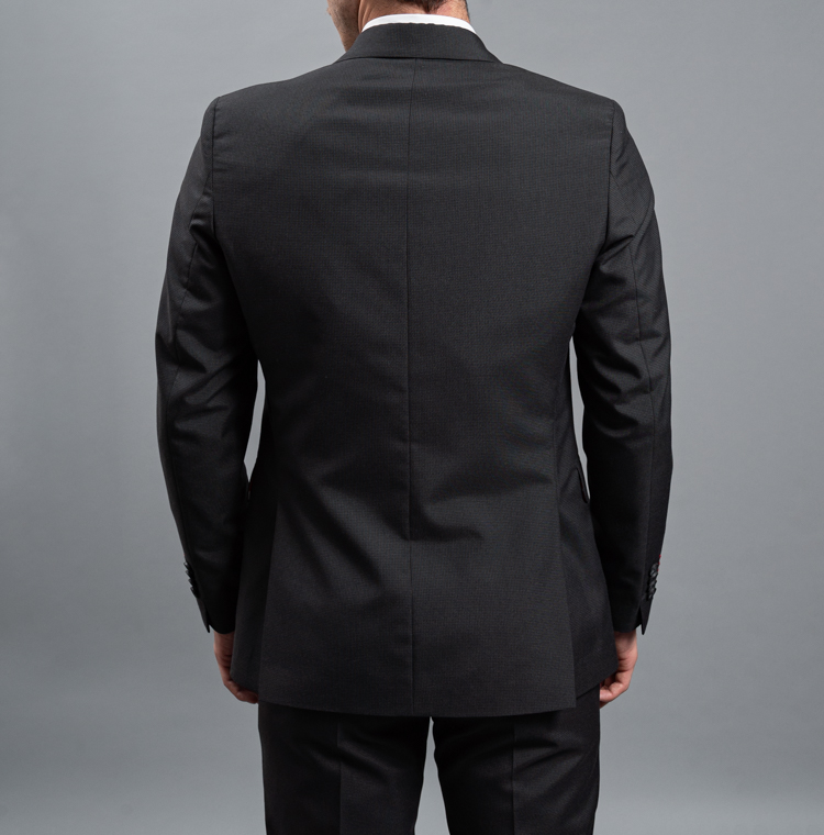 traje negro estructura plana marca emporium slim 160067 NEGRO 4