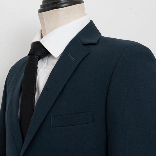 traje verde estructura labrada marca smart slim 149776 VERDE 2