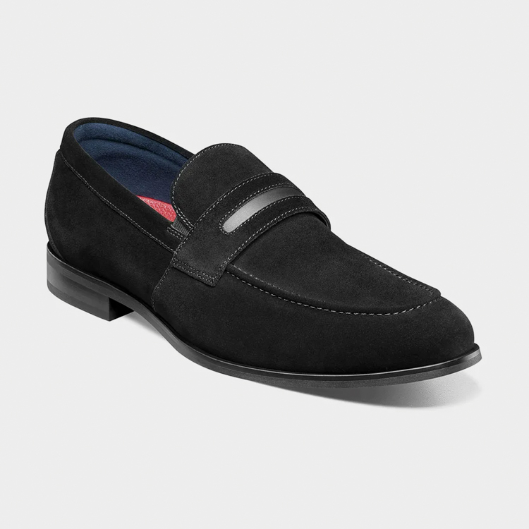 zapato casual negro estilo burke marca stacy adams cl sico 164762 359827 1