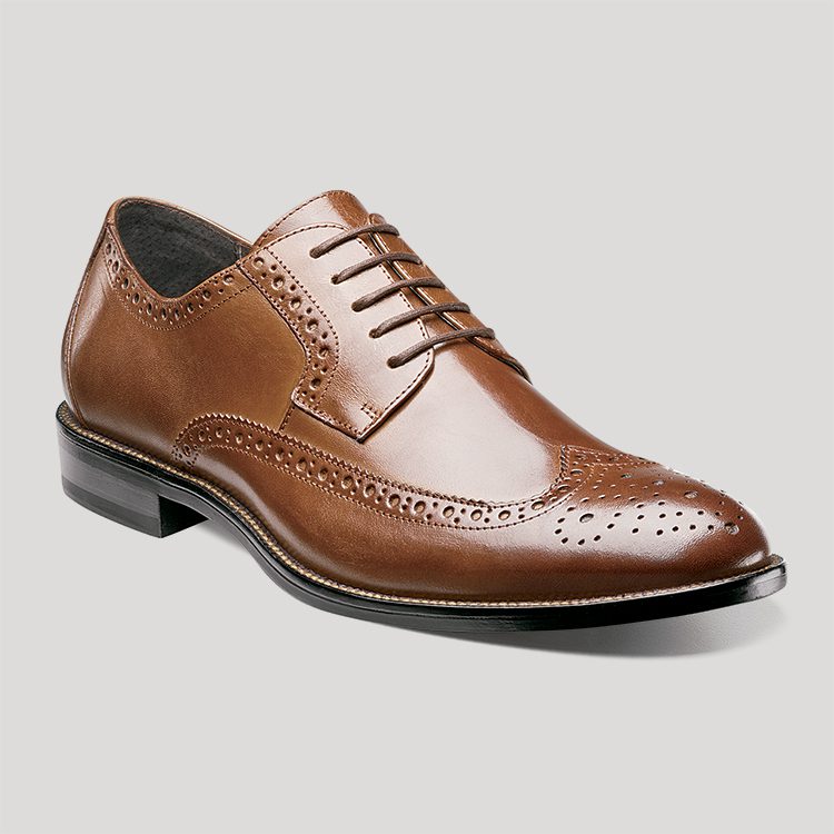 Zapatos cognac con detalles garrison marca Stacy Adams Formal | 104615