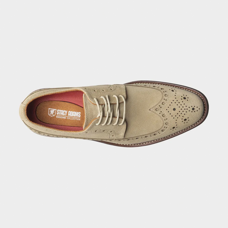 zapatos casuales beige estilo marligan marca stacy adams cl sico 164573 BEIGE 3