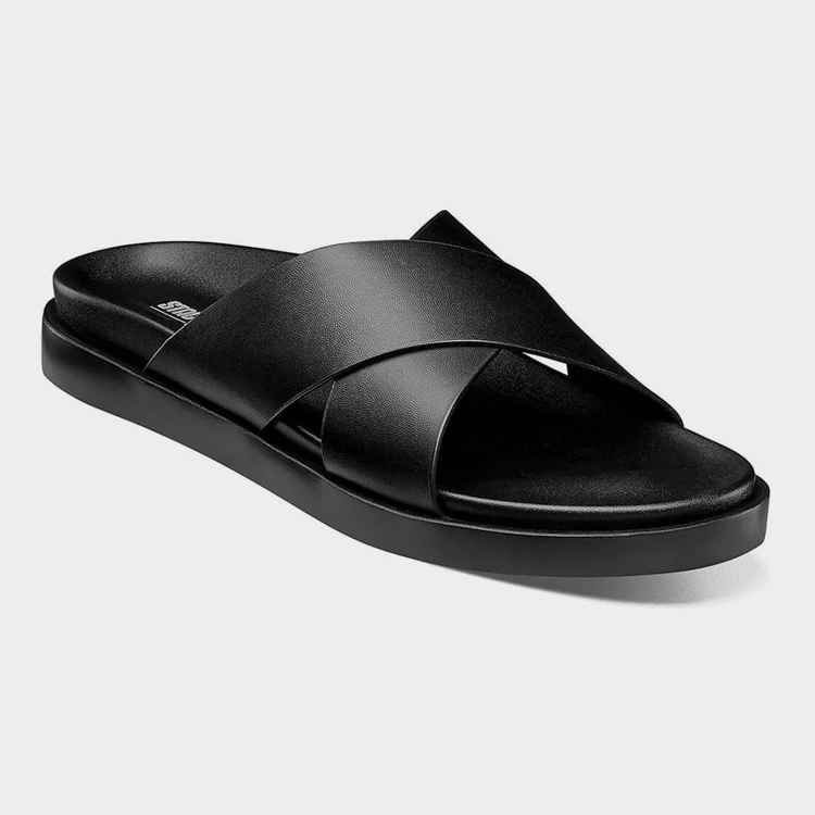 zapatos casuales negro estilo montel marca stacy adams cl sico 164216 NEGRO 1