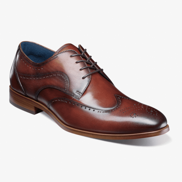 zapatos cognac estilo brayden marca stacy adams cl sico 145290 COGNAC 1