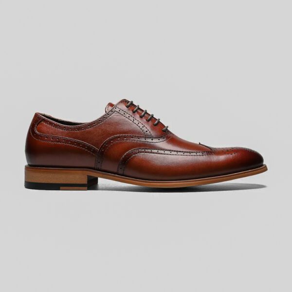 zapatos cognac estilo dunbar marca stacy adams cl sico 147674 284337 2