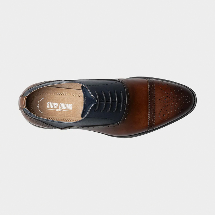 zapatos formales gris estilo reynolds marca stacy adams cl sico 164745 GRIS 3