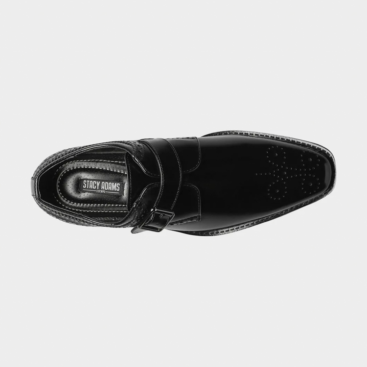 zapatos formales negro estilo kinsley marca stacy adams cl sico 164403 NEGRO 4